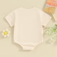 thumbnail image 3 of Bagilaanoe Newborn Baby Girl Rompers Flower Print Short Sleeve Bodysuits 3M 6M 12M 18M Infant Casual One Piece Short Jumpsuit, 3 of 7