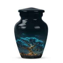 YATHABI Personalize/Custom Cosmic Dragonfly Urn For Ashes For Women - Large Urns For Human Ashes Adult Man - Memorial Urn Ashes - Urns For Human Ashes Adult Female - Cremation Urns For Burial-10 Inch