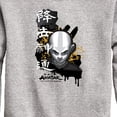 thumbnail image 3 of Avatar - The Last Airbender - Aang Ink Splatter - Youth Crewneck Fleece Sweatshirt, 3 of 5