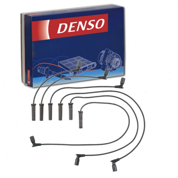 DENSO Spark Plug Wire Set compatible with Chevrolet Impala 3.5L 3.9L V6 2006-2010