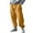 Yellow, variant on Gytharion Mens Fleece Warm Sweatpants Fashion Casual Drawstring Elastic Waist Cinch Bottom Joggers Winter Loose Cozy Athletic Pants with Pockets