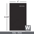 thumbnail image 5 of 2023-2024 Office Depot® Brand Weekly Academic Planner, 4" x 6-3/8", 30% Recycled, Black, July 2023 to June 2024, 5 of 5