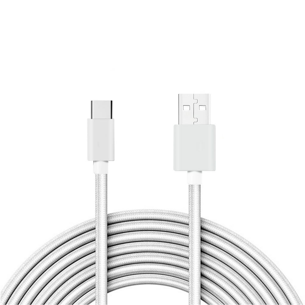 3 3ft metal connector nylon braided type c usb 2 0 data cable in