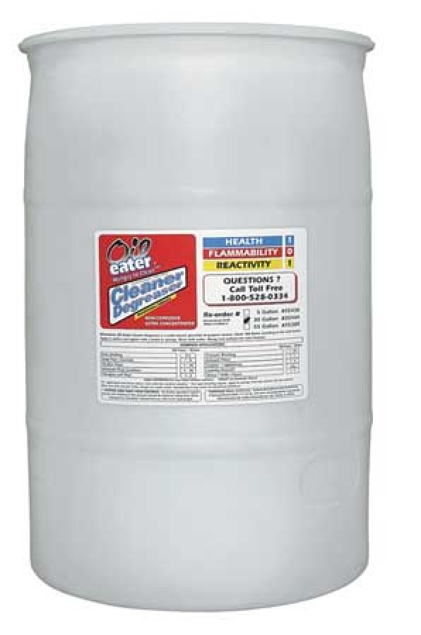 OIL EATER AOD5535389 Cleaner Degreaser,WaterBased,55 Gal