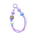 thumbnail image 2 of Llavero con cuentas, llavero de pulsera con dijes para mochila, bolso, regalo para mujer Púrpura, 2 of 8