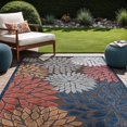 thumbnail image 6 of Beverly Rug Outdoor / Indoor Area Rugs Patio Porch Garden Carpet Brown / Multicolor 9'x12', 6 of 9