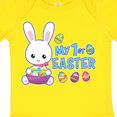 thumbnail image 4 of Inktastic My 1st Easter with Bunny and Easter Basket Boys Baby Bodysuit, 4 of 5