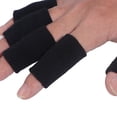 thumbnail image 2 of 10 Pcs Volleyball Finger Sweatband Stretchy Finger Protector Sleeve Arthritis Support Sports Aid (Black), 2 of 5