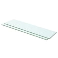 thumbnail image 1 of vidaXL Shelves 2 pcs Panel Glass Clear 60x12 cm, 1 of 2