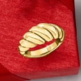thumbnail image 4 of Ross-Simons Italian 14kt Yellow Gold Shrimp Ring, Women's, Adult, 4 of 6