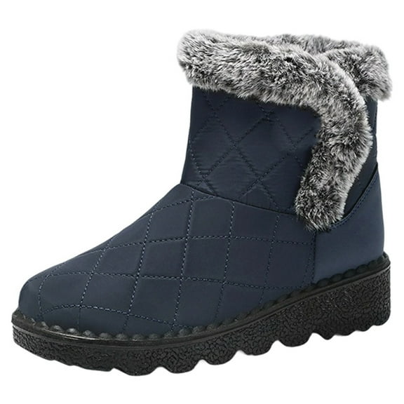 KANG Women's Winter Snow Boots Insulated Warm Soft Sole High Top Ankle Boots For Outdoor Activities And Daily Wear