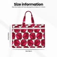 thumbnail image 3 of Kdxio Tulips Flowers File Tote Document Bag Business Briefcase Bag Document Organizer Tote Briefcase for Letter A4 Files Business Teacher Office Bag, 3 of 8