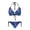Glowing Reindeer Snowflake Pattern, variant on Chririnla Women's Halter Neck Two Piece Bikini Set Cartoon Santa Christmas Print Quick Dry Sexy Swimwear for Beach Vacation & Pool Party