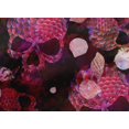 thumbnail image 5 of oneOone Cotton Poplin Magenta Fabric Skull Sewing Craft Projects Fabric Prints By Yard 56 Inch Wide, 5 of 5