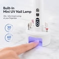 thumbnail image 4 of STARBIAO Electric Nail Drill Kit with Charging Base & Mini UV Nail Lamp, 18000 RPM Cordless Nail File, 6-Speed Rechargeable E-File with Digital Display, Bit Storage for Acrylic Gel Nails, 4 of 9