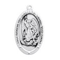 thumbnail image 3 of St. Michael Sterling Silver Medal Necklace, 3 of 10