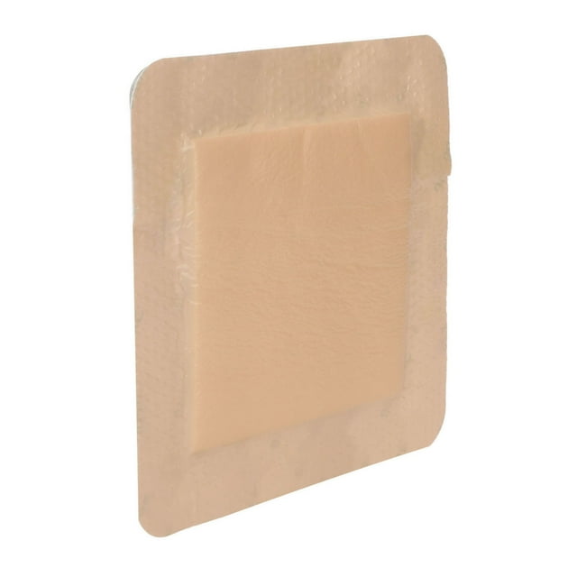 Apósito de espuma con borde, apósito de espuma adhesiva de silicona, apósito de espuma adhesiva suave para heridas de decúbito sacro, diseño revolucionario