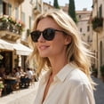 thumbnail image 5 of LOOIKOOS Retro Sunglasses for Women,2 Pack Womens Sun Glasses Polarized Trendy Sunglasses Classic, 5 of 7