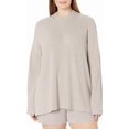 thumbnail image 4 of The Drop Womens Alice Crew-Neck Back-Slit Ribbed Pullover Sweaterpullover-Sweaters, 4 of 7