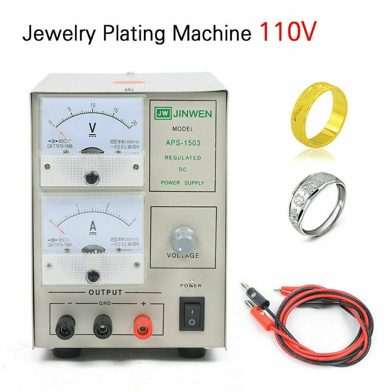 YILIKISS Gold Plating Machine Jewelry Plater Electroplating Kit Jewelry Plating  Machine 