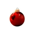thumbnail image 3 of 28ct Shiny Red Xmas Glass Ball Christmas Ornaments 2" (50mm), 3 of 4