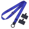 thumbnail image 3 of Deago Phone Lanyard Universal Crossbody Cell Phone Lanyards Nylon Patch Adjustable Shoulder Neck Strap Compatible with Most Smartphones (Blue), 3 of 7