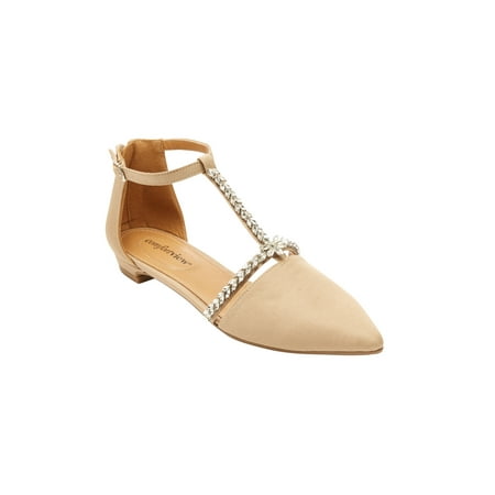 

Comfortview Women s Wide Width The Clove Flat Sandal