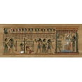 thumbnail image 2 of anonymous 14x8 Gold Ornate Wood Framed with Double Matting Museum Art Print Titled - Egyptian Papyrus with Pharaoh, 2 of 4