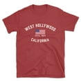 thumbnail image 1 of West Hollywood California Patriot Men's Cotton T-Shirt, 1 of 1