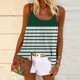 thumbnail image 1 of Puntoco Camisolas básicas para mujer, blusas casuales sin mangas con cuello redondo y estampados a la moda para mujer, 1 of 5