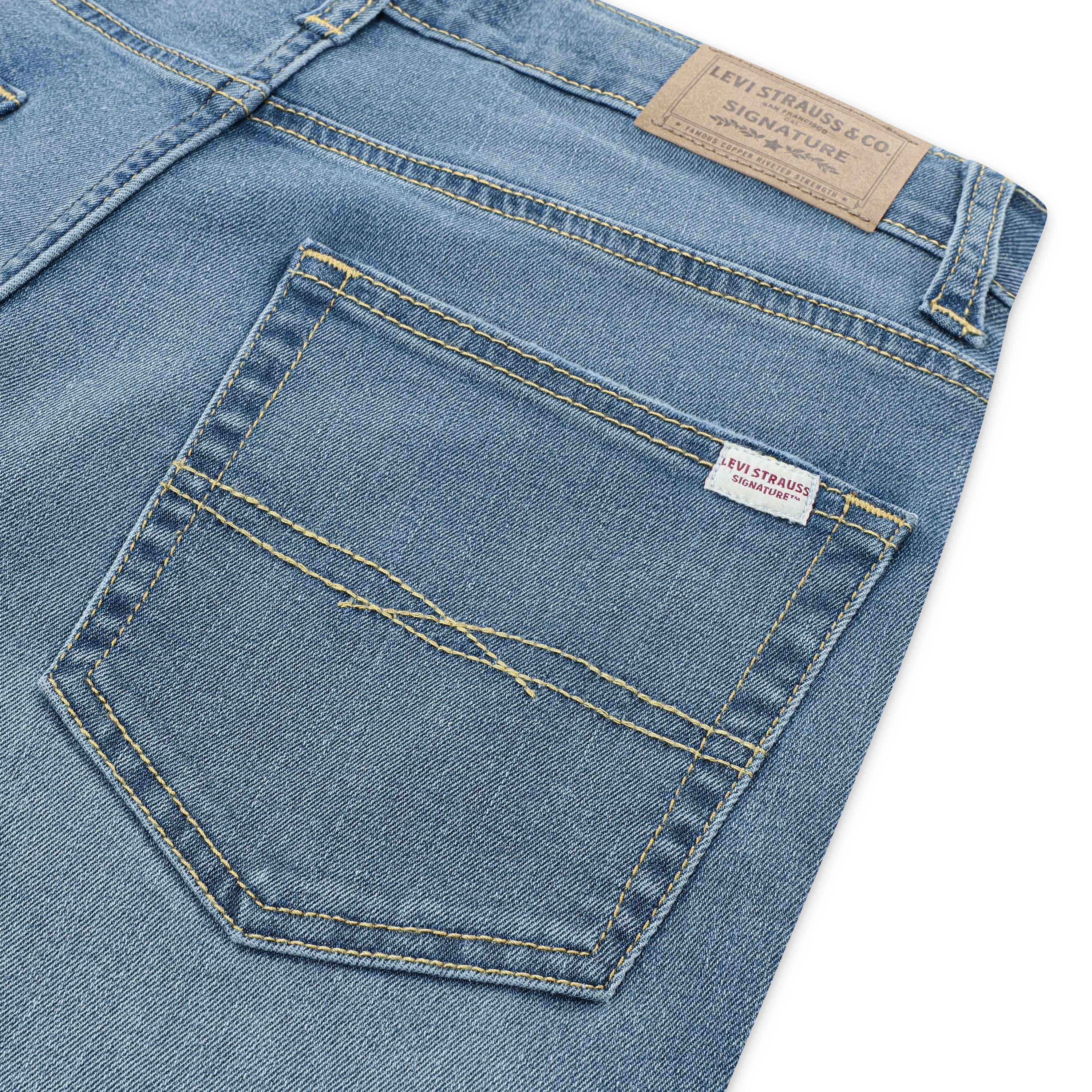 Levi Strauss Signature Boys Relaxed Stretch Jeans, Sizes 2T-18