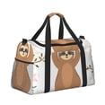 thumbnail image 2 of Hirioo Cute Sloth In Yoga Pose Tree Hand Travel Bag for Men Women,Durable and Spacious Travel Bag with Multiple Pockets for Work, Travel, Weekend Getaways, 2 of 8