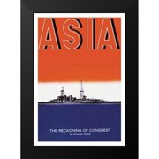 McIntosh, Frank 18x24 Black Modern Framed Museum Art Print Titled - Defender of the Seas with Title, 1935