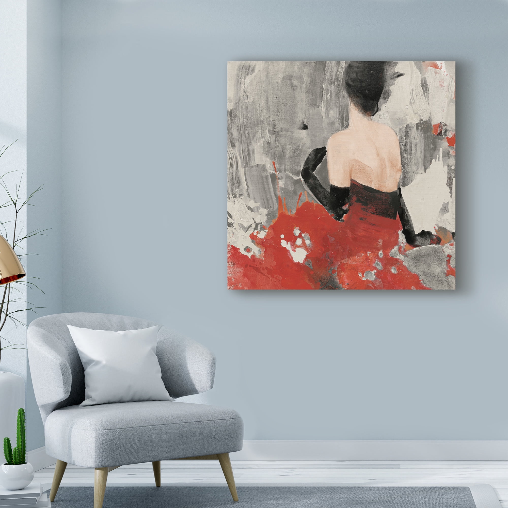 Trademark Fine Art 'Beautiful Gaze II Neutral' Canvas Art by Albena Hristova