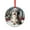 Pattern-2, variant on Crystal Glass Ornament Personalize Brown Poodle Puppy Round Ornament Pet Lovers Gift Gift Exchange Present Ideas