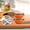 Orange, variant on Bento Box for Adults,Portable Lunch Box Circular Fresh-Keeping Box Stainless Steel insulated Adults Office Worker Lunch Box Bento Boxes,Green