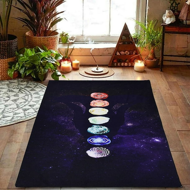 7 Chakra Yoga Mat - Meditation Rug - Tapestry