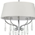 thumbnail image 4 of SAFAVIEH Waltz 3 Light Beaded 17 in. Dia. Adjustable Pendant, Chrome, 4 of 4