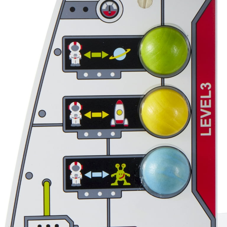 Hape Kids Space Station Toy - 37 Piece Wooden Discovery