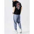 thumbnail image 5 of Niepce Inc Japanese Streetwear Red Fish Graphic Embroidery T-shirts (Men's), 5 of 7