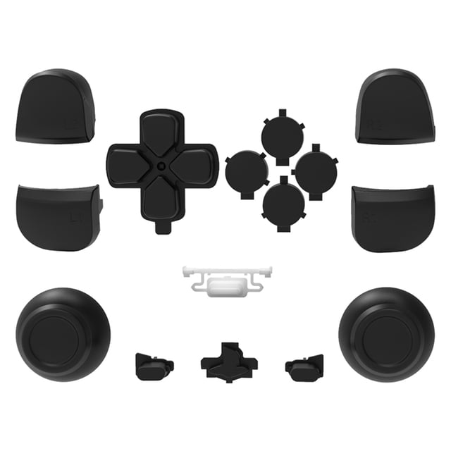 Botón Repuesto Btafrte para El Juego DualSense Piezas Controlador PS5 Negro