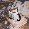thumbnail image 5 of 3dRose, King Carlos Cigar Label with Man In Uniform, 11oz Two-Tone Black Mug, 5 of 7