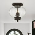 thumbnail image 4 of Livex Lighting Harbor Ceiling Mount in Bronze, 4 of 9