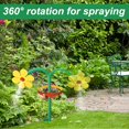 thumbnail image 5 of Crazy Daisy Sprinkler Shaped Garden Sprinkler 720° Rotating Garden Water Feature Sprinkler Dancing Moving Daisy Water Sprinkler for Garden Lawn(Pink), 5 of 15