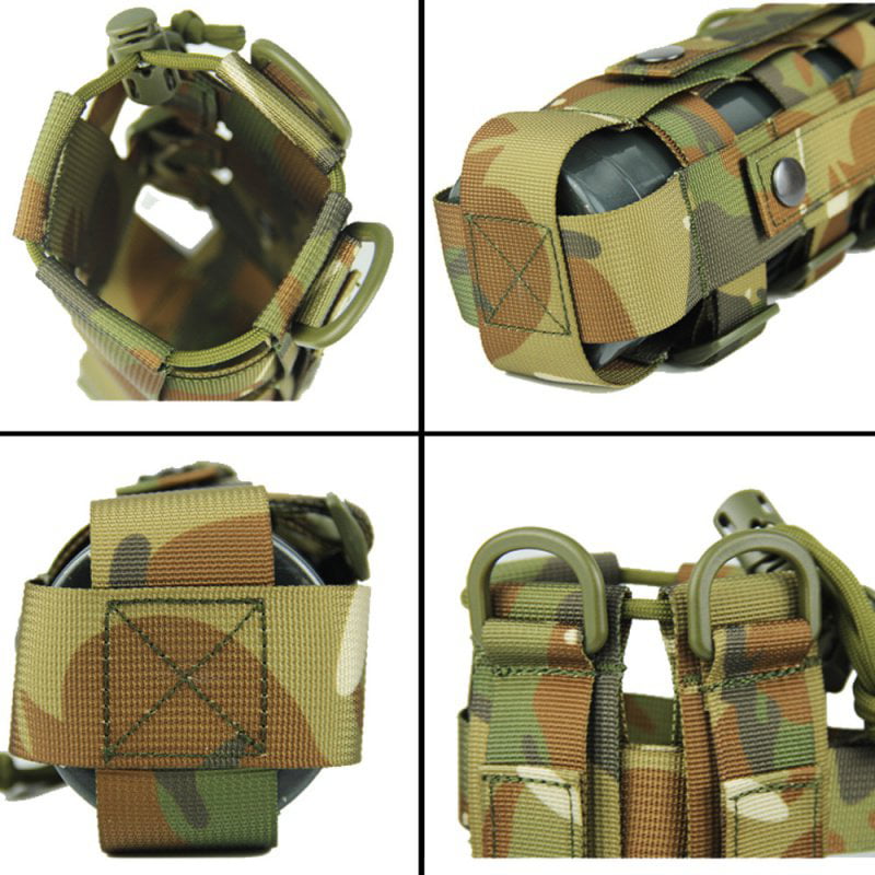 0.5l-2.5l Molle Water Bottle Bag Pouch Sport Cover Outdoor Travel Kettle 