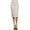Heather grey, variant on Women's Casual Fitted Midi Pencil Skirt