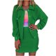 thumbnail image 1 of Cárdigan de cuello vuelto de manga larga de Color sólido a la moda para mujer, vestido informal de un solo pecho, conjunto de dos piezas Wmkox8yi bvn3945, 1 of 6
