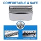 thumbnail image 5 of Compatible con cabezales de afeitadora de repuesto Braun Series 7 Shaver 70b, color negro, 5 of 5