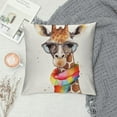 thumbnail image 2 of Shiartex Giraffe Pillow Covers for Couch Sofa Indoor Outdoor Throw Pillow Cover Soft and Durable 1PC 22x22in, 2 of 5