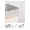 thumbnail image 6 of 7 Pack Plastic Storage Bin, 9.64"x 6.3"x 3.9" Classroom Storage Basket Cabinet Storage Bin with Handle, Shelf Organizer Bins for Bathroom, Office, School, Mixed Colors, 6 of 8